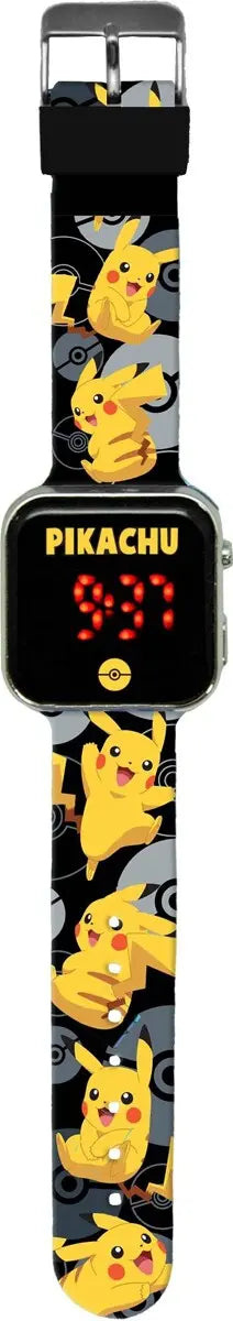 Pokemon pikachu zegarek cyfrowy led