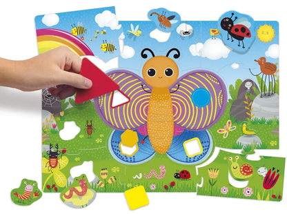 Lisciani carotina baby plus motyl kszttałty i kolory