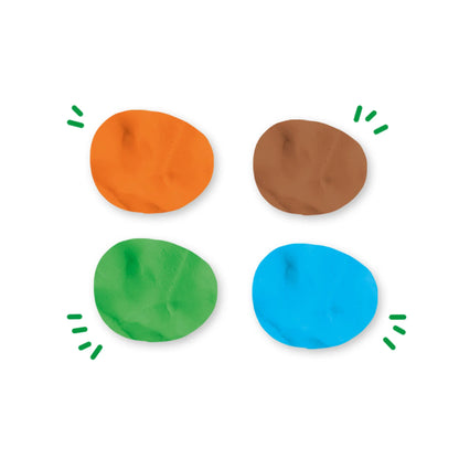SES Plastelina Nature 4x90g 00513 05139