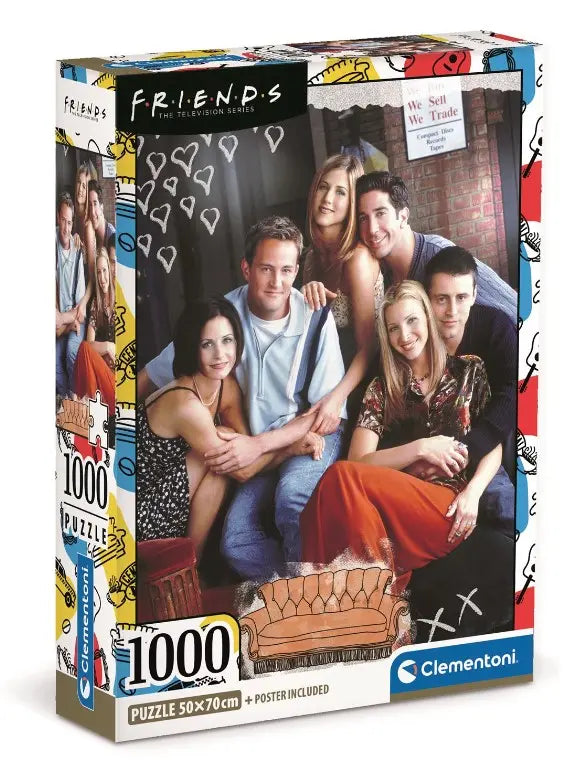 Puzzle 1000 elementów compact friends