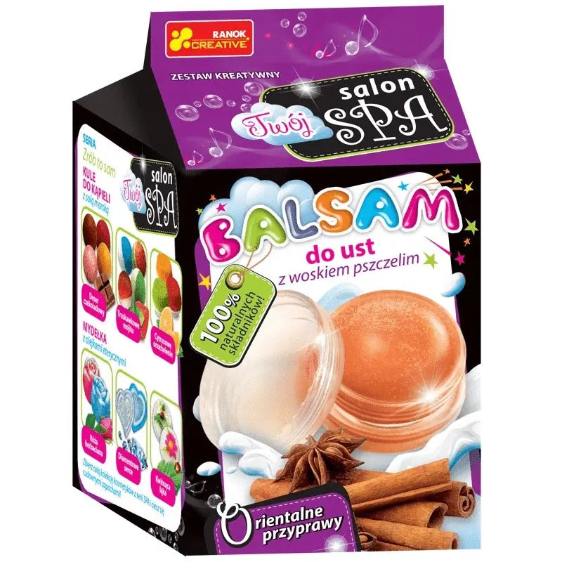 Balsam do ust z woskiem pszczelim orientalne przyprawy