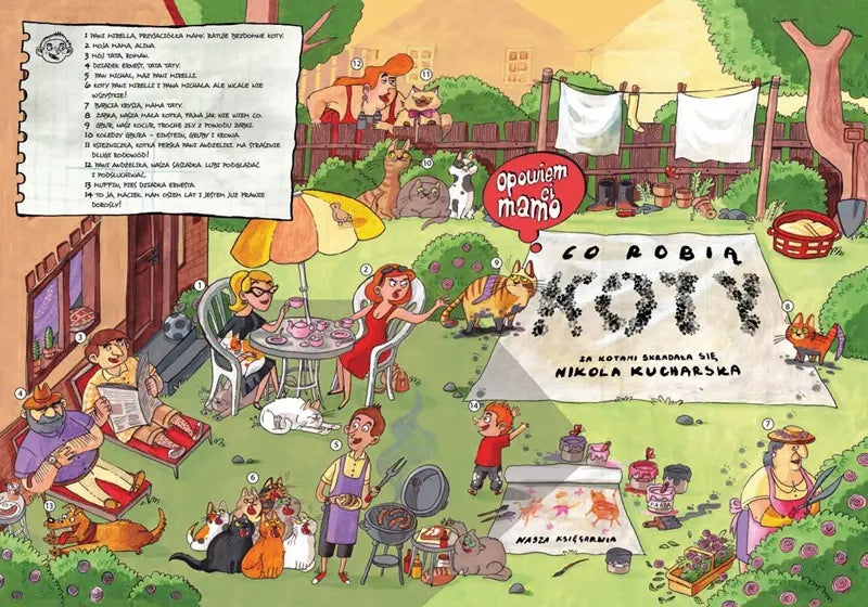 Książeczka Opowiem ci, mamo- Co robią koty