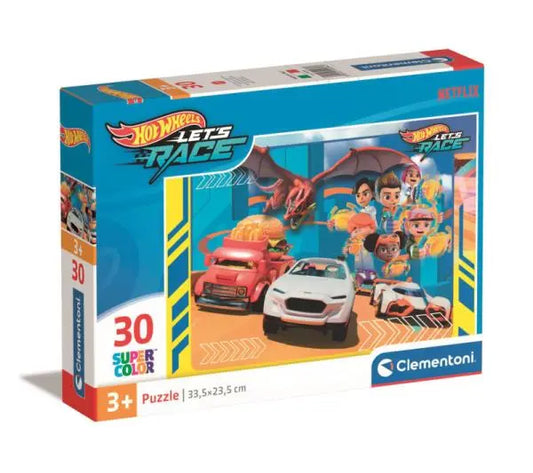 Puzzle 30 super kolor hot wheels