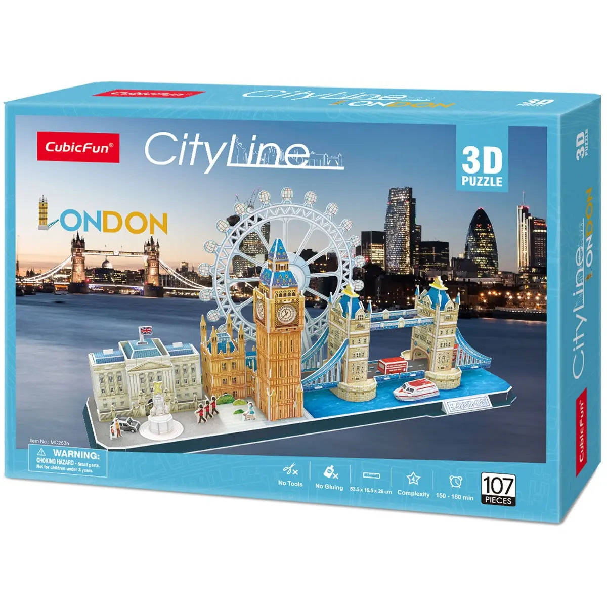 Cubic fun puzzle 3d city line london