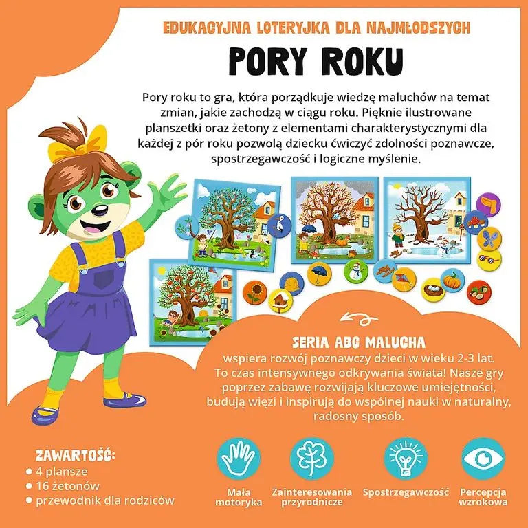 Gra Pory roku - ABC Malucha Rodzina Treflików