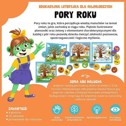 Gra Pory roku - ABC Malucha Rodzina Treflików