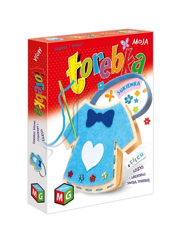 Moja torebka z filcu - Sukienka