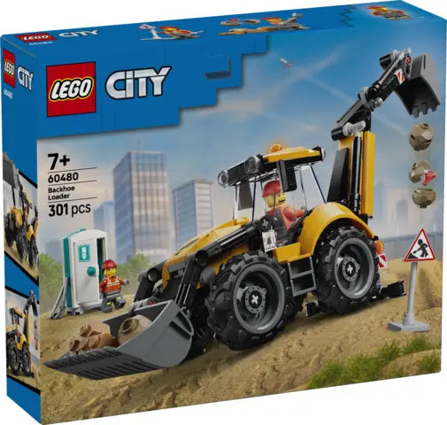 Lego City - Żółta koparko-ładowarka