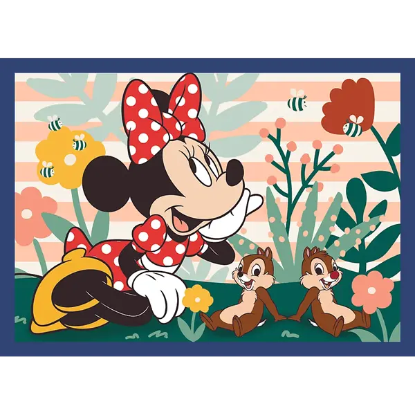 Puzzle Premium Plus Kids, Disney 4 x 88 el. Razem z przyjaciółmi