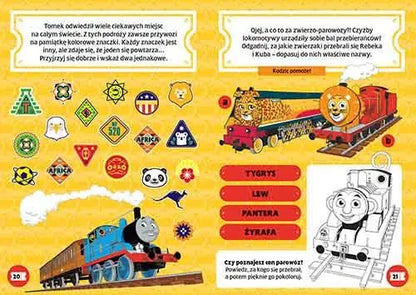 Książeczka - Tomek i przyjaciele. Zabawy i zadania z naklejkami