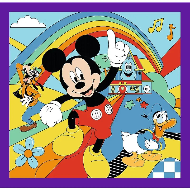 Puzzle 3w1 Miki i jego wesoła ekipa