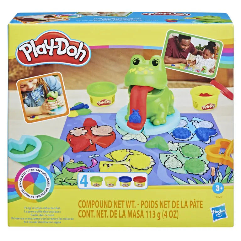 Play-doh starters żaba i nauka kolorów