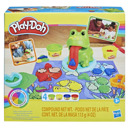 Play-doh starters żaba i nauka kolorów