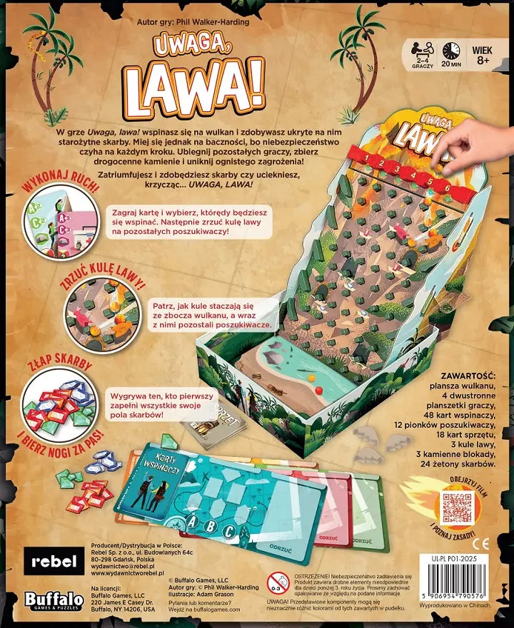 Gra, Uwaga, lawa!