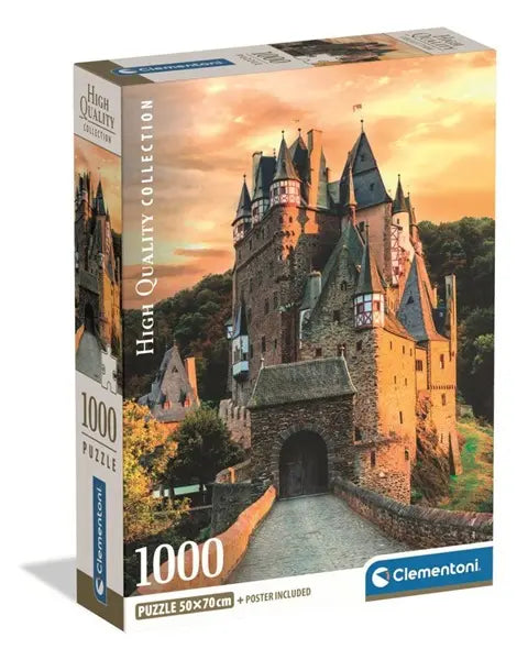 Puzzle 1000 Compact Golden Hour Attz Castle