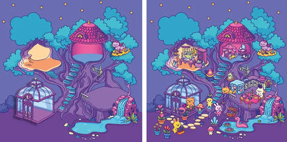 Wyklejanka - Cosy Stickers. Magiczna kraina