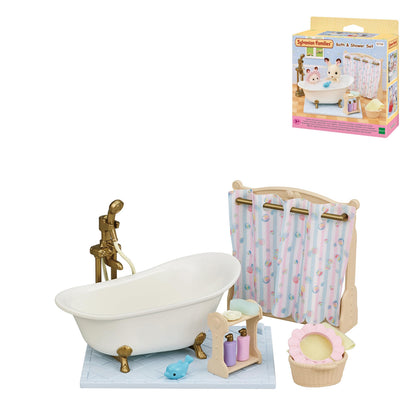 Sylvanian families łazienka-wanna i prysznic