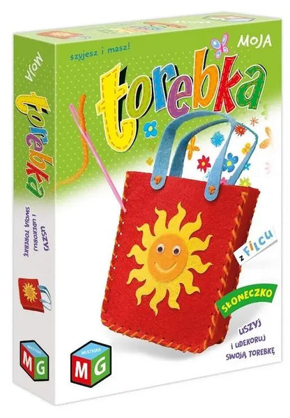 Moja torebka z filcu - Słoneczko