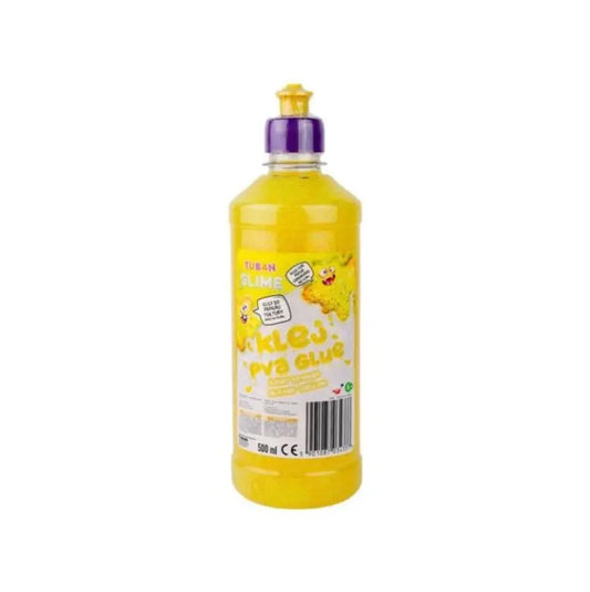 Tuban klej brokatowy 500ml żółty