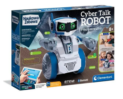 Naukowa zabawa roboty cyber talk