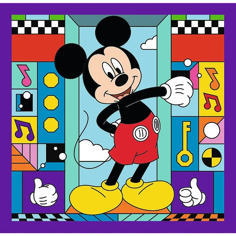 Puzzle 3w1 Miki i jego wesoła ekipa
