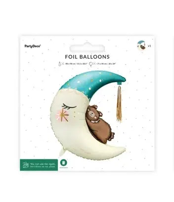 Balon foliowy Miś na księżycu 80x98cm