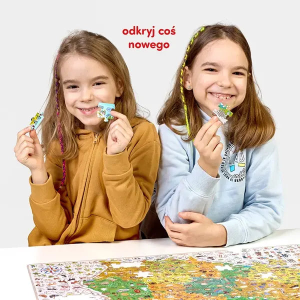 Puzzle - Odkrywcy Mapa Polski 300 el.