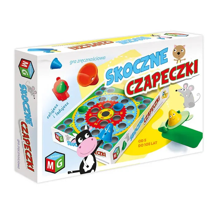 Gra zręcznościowa skoczne czapeczki