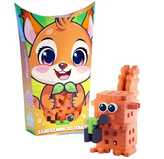 Klocki wafle mini pocket pets wiewiórka