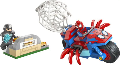 Lego Marvel - Spidey na motocyklu kontra Rhino