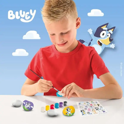Bluey malowanie kamieni