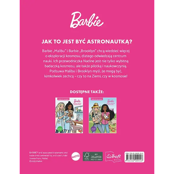 Książka Barbie, Możesz zostać astronautką