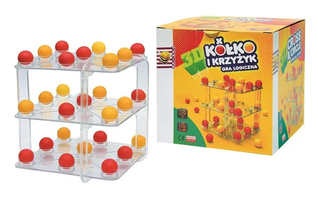 Tupiko gra kółko i krzyżyk w przestrzeni 3d