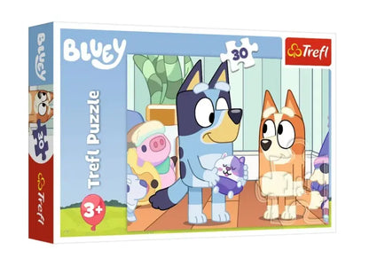 Puzzle 30 z bluey zawsze jest wesoło