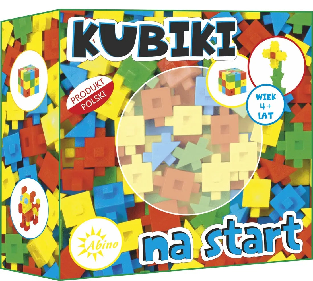 Kubiki na start 70 elementów klocki