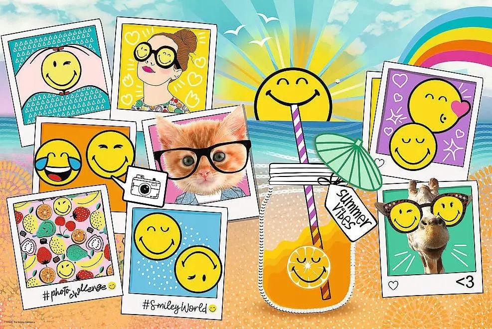 Puzzle 300 elementów Smiley na wakacjach