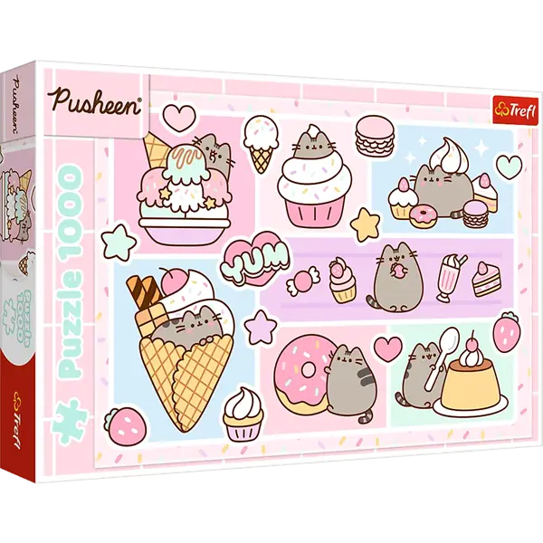 Puzzle 1000 el, Słodki Pusheen