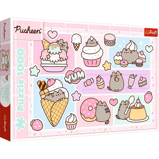 Puzzle 1000 el, Słodki Pusheen