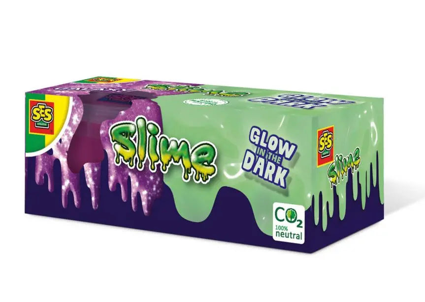 Slime świecący w ciemności 2 sztuki