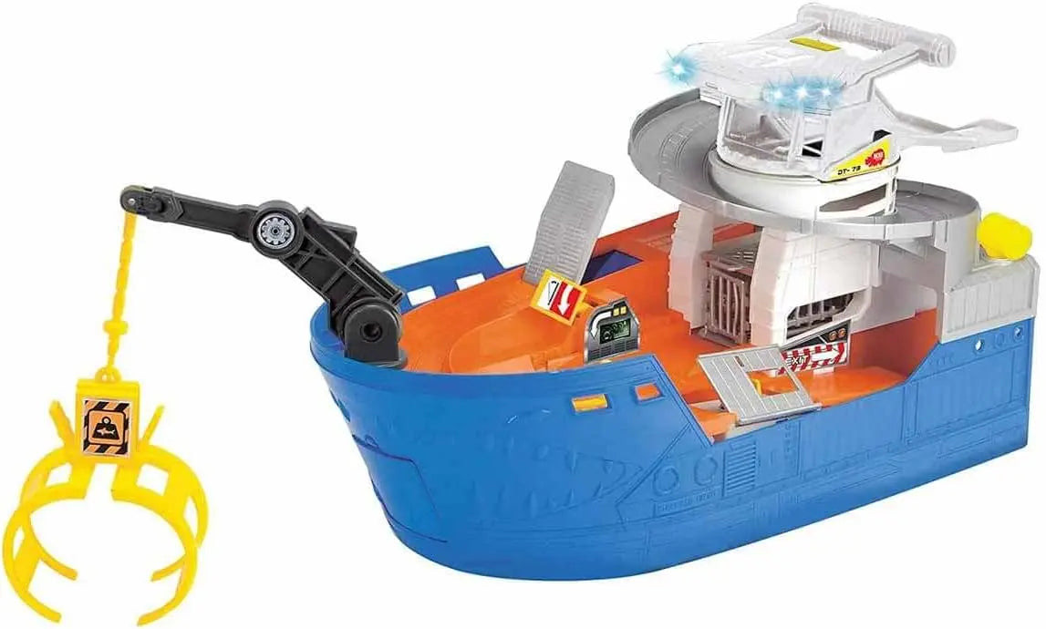 Dickie toys dickie city rekin atak łódź 48cm światło / dźwięk