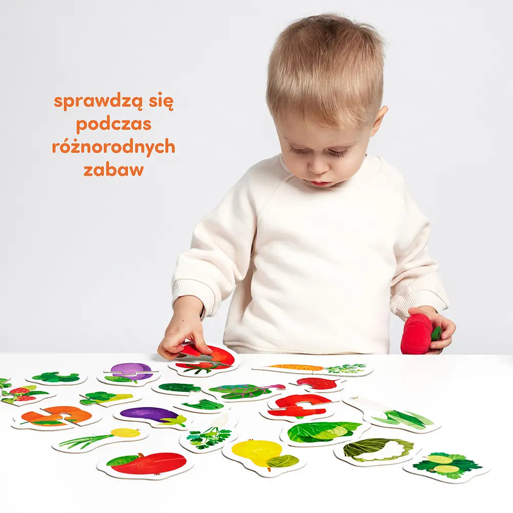 CzuCzu Puzzle do pary Owoce i warzywa 18m+