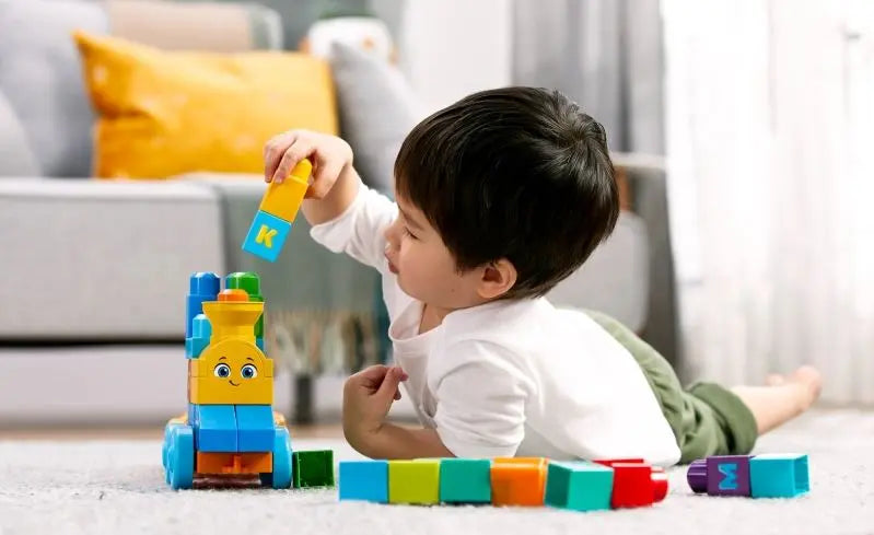 MEGA BLOKS pociąg ABC z dźwiękiem