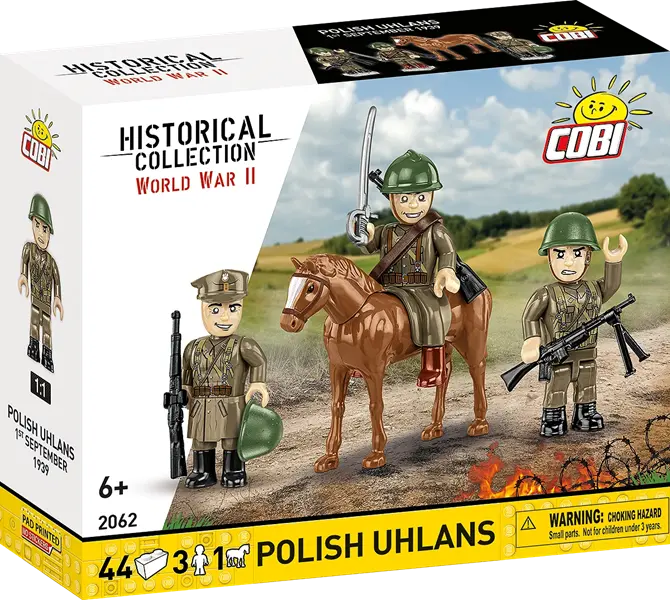 Cobi Historical Collection WWII Polscy ułani 3 figurki - 44 klocki