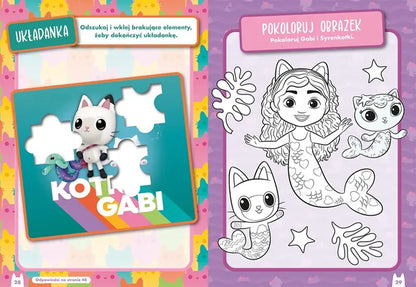 Koci Domek Gabi. 1000 naklejek