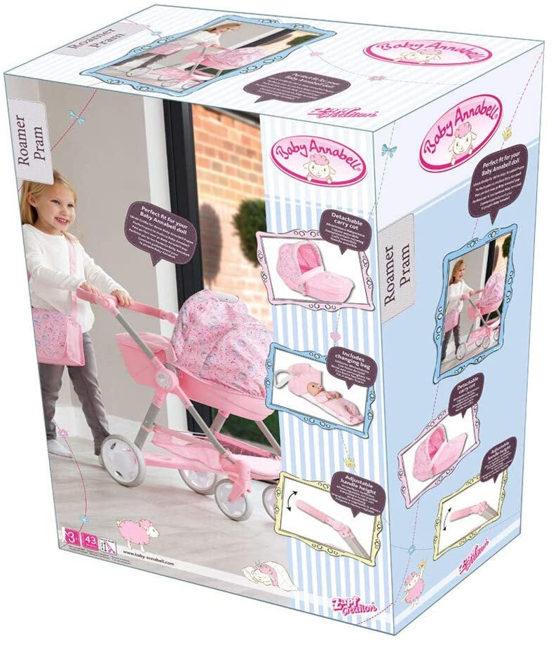 BABY ANNABELL Roamer Pram wózek głęboki 1423623