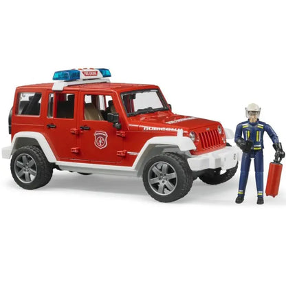 Jeep Wrangler Rubicon straż pożarna z figurką i modułem