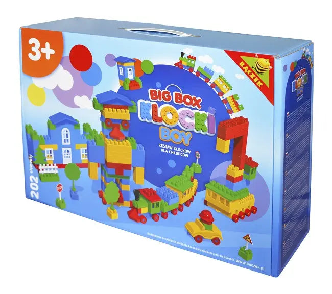 Tupiko klocki kl-202 elementy w pudełku
