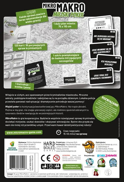 Gra MikroMakro: Miejski poker
