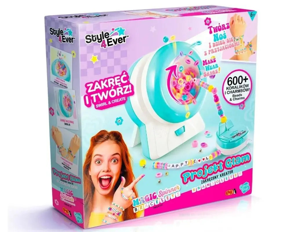 Projekt glam zakręcony kreator bransoletek