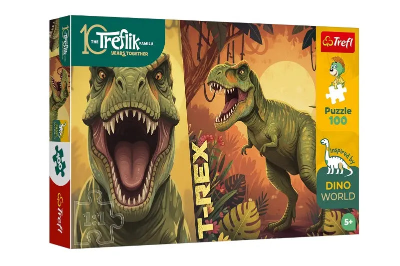 Puzzle Inspired By Dino World 100 el. T-Rex